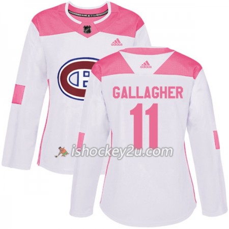 Dame NHL Montreal Canadiens Trøje Brendan Gallagher 11 Adidas 2017-2018 Hvid Lyserød Fashion Authentic Dame NHL Montreal Canadiens Trøje Brendan Gallagher 11 Adidas 2017-2018 Hvid Lyserød Fashion Authentic